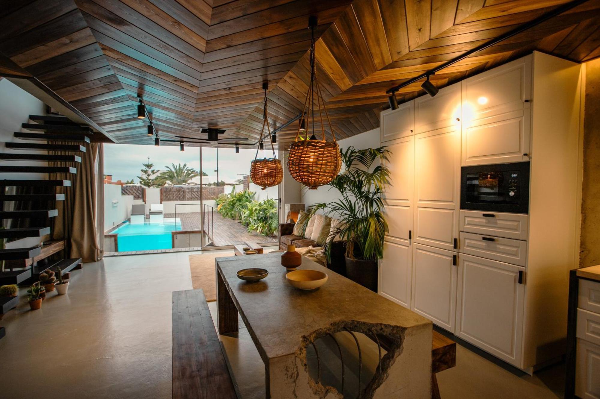 Casa Ouira Chalet Con Piscina Privada Y Vistas Corralejo Exterior foto